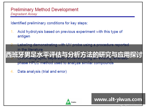 西班牙男足水平评估与分析方法的研究与应用探讨